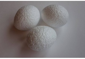 Яйца из пенопласта d-70мм, h-90мм, кор(70шт)